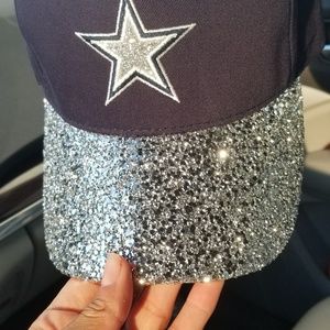 Dallas Cowboys Bling Glitter Cap NEW